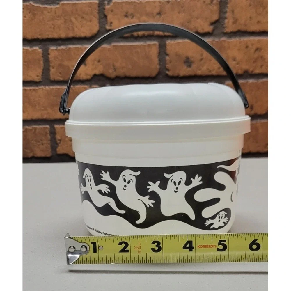 Vintage 1993 McDonalds McBoo Ghost Bucket Halloween Trick-or-Treat Candy Pail WH